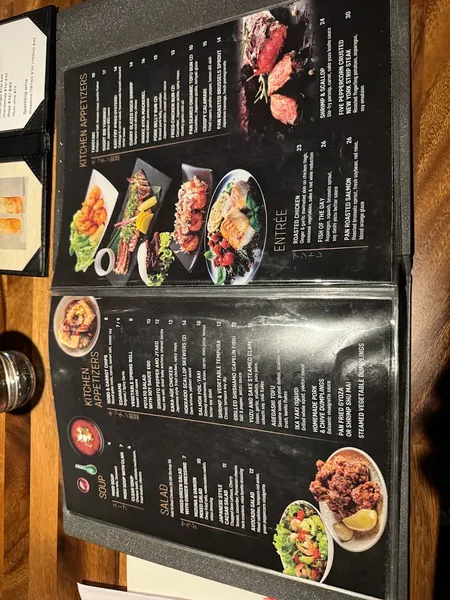 menu of Imasa Nori Sushi Izakaya