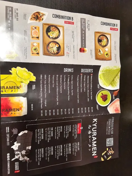 menu of Kyuramen - Forest Hills