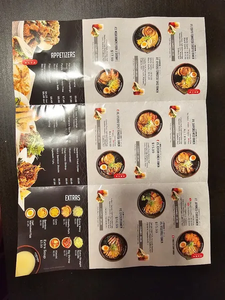 menu of Kyuramen - Forest Hills