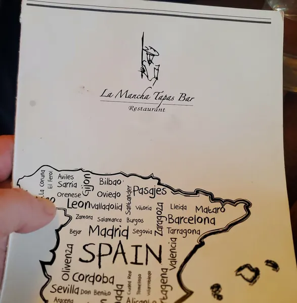 menu of La Mancha Tapas Bar Restaurant