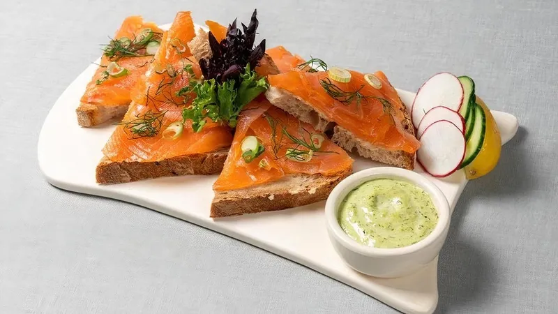 Smoked Salmon Tartine Le Pain Quotidien