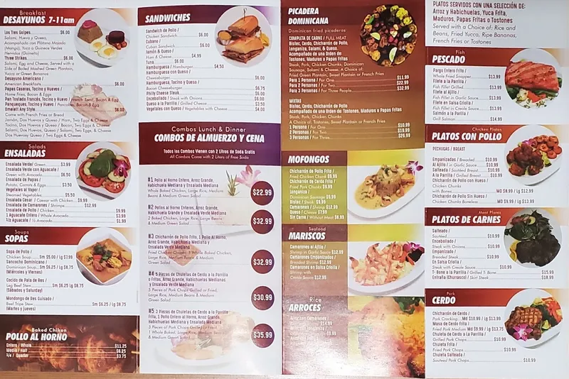 menu of Mangu Grill