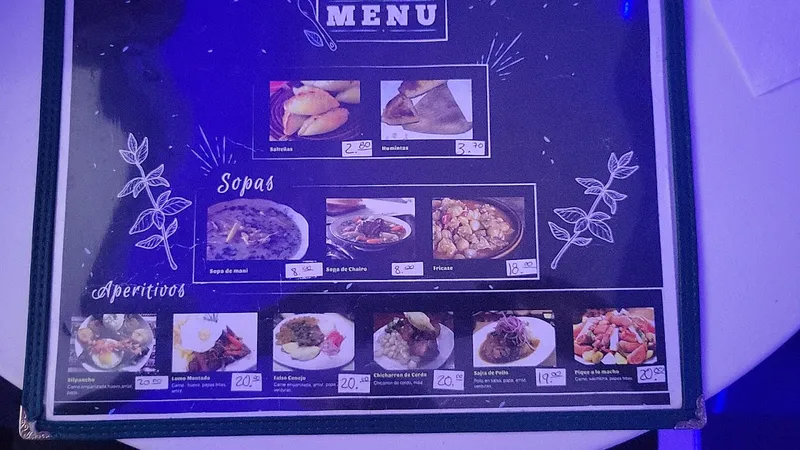 menu of Kabu Bar Lounge