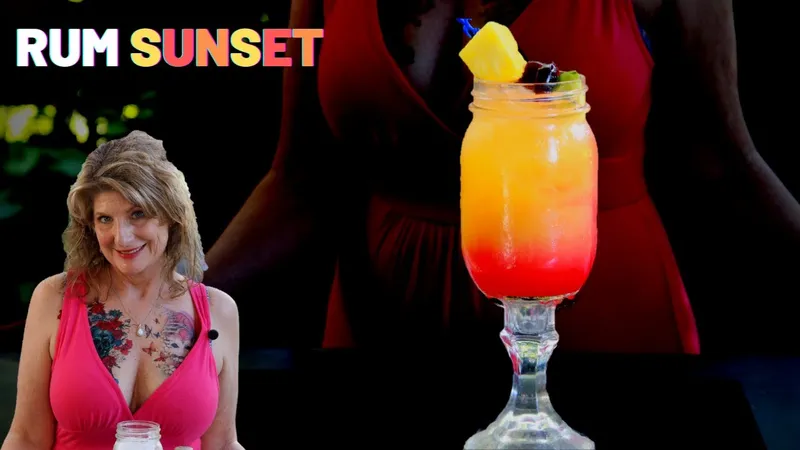 Rum Sunset Cocktail Yeras