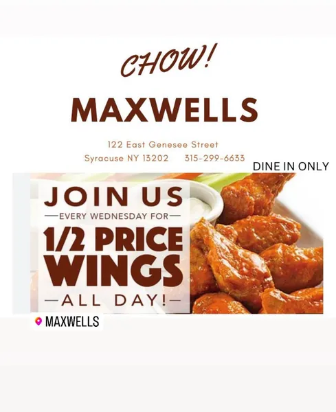 menu of Maxwells