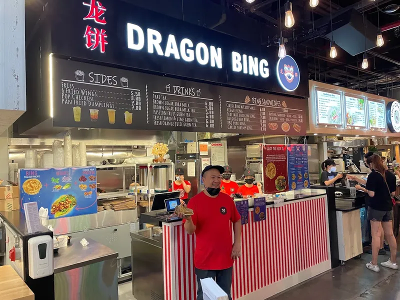 menu of Dragon Bing