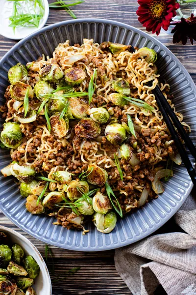 Crispy Brussels Sprouts Tanoshii Ramen