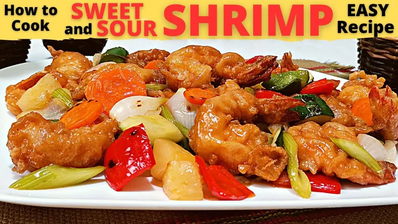 Sweet and Sour Shrimp Chung Ching