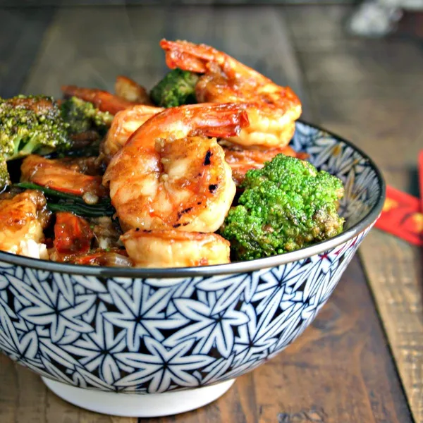 Shrimp with Broccoli No.1 Wok