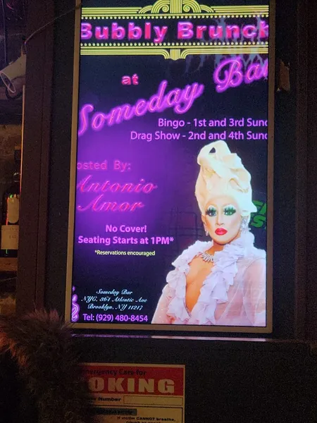 menu of Someday Bar NYC