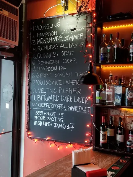 menu of Bar 718