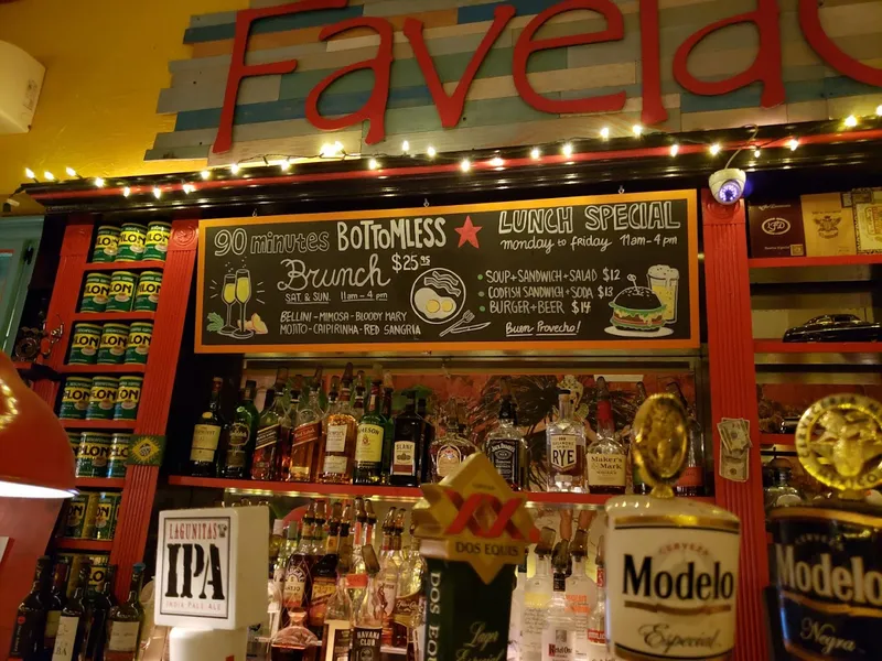 menu 1 of Favela Cubana