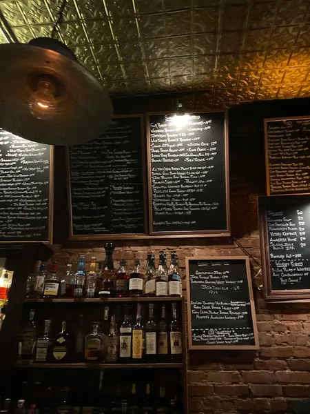 menu of The Whiskey Ward