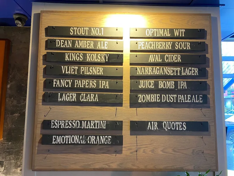 menu of Pretty Ricky’s