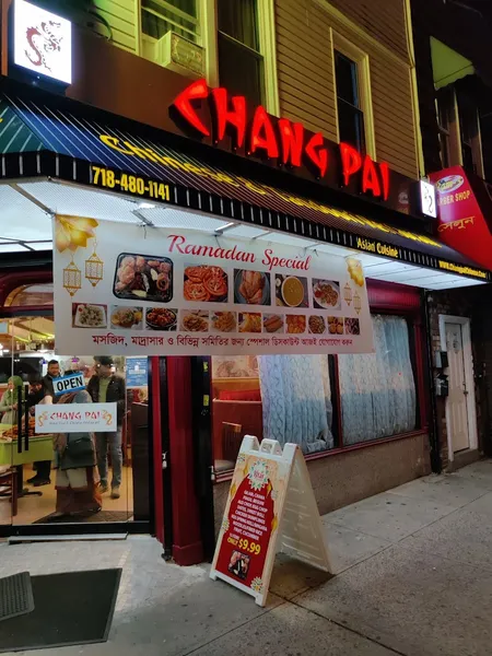 menu of Chang pai Chinese ozone park