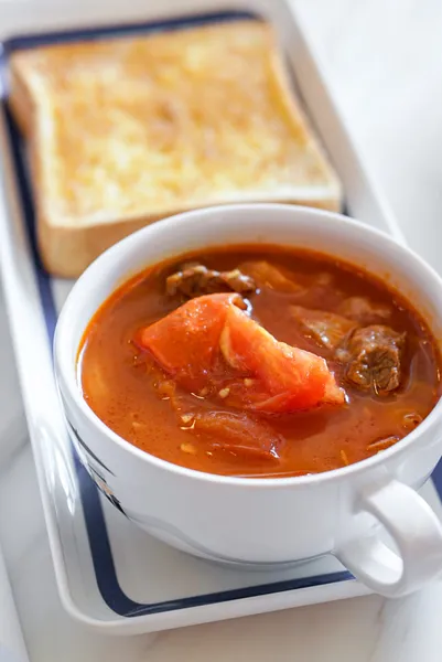 Borscht With Thick Toast Wah Sing