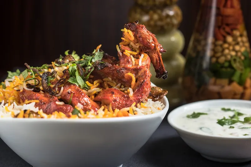 Tandoori Chicken Biryani Heart of India