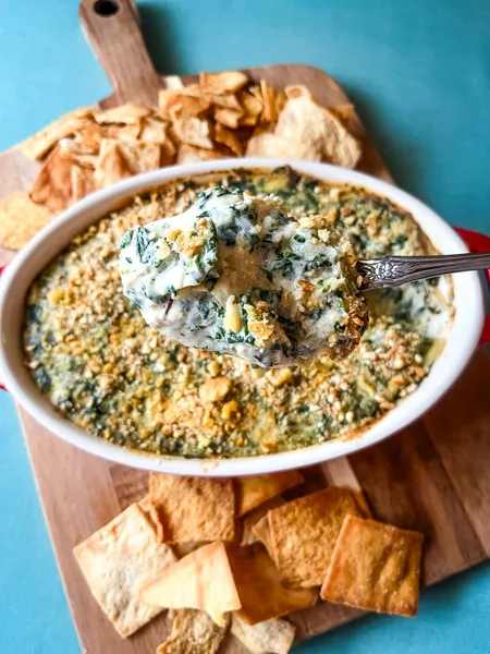 Spinach Artichoke Dip Wild Fig Mediterranean Grill