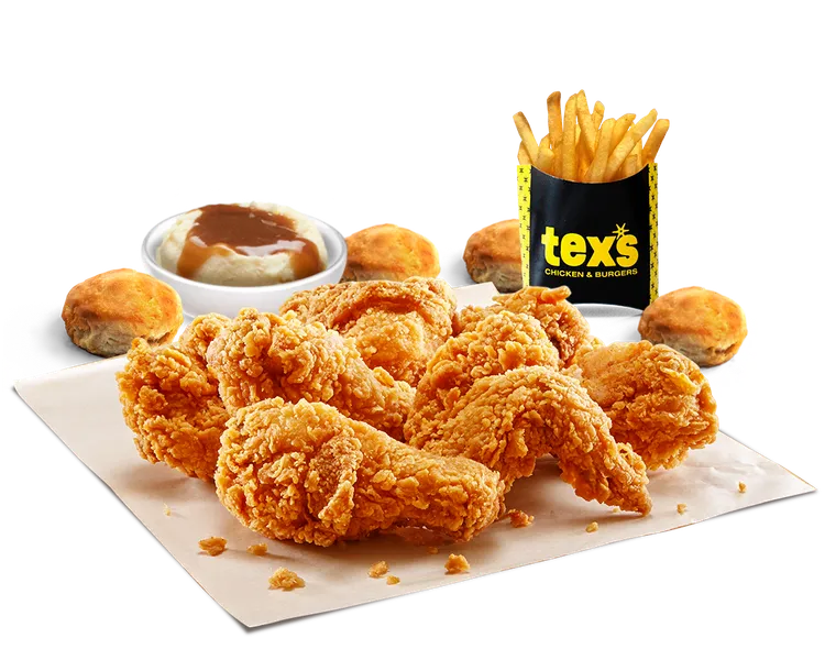 8 Piece Chicken Family Meal Tex’s Chicken & Burgers