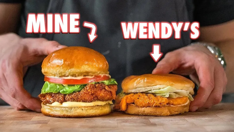 Spicy Chicken Sandwich Wendy's