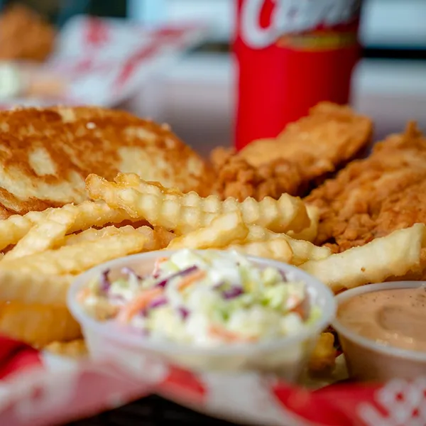 Crinkle Cut Fries Across The Hall Café