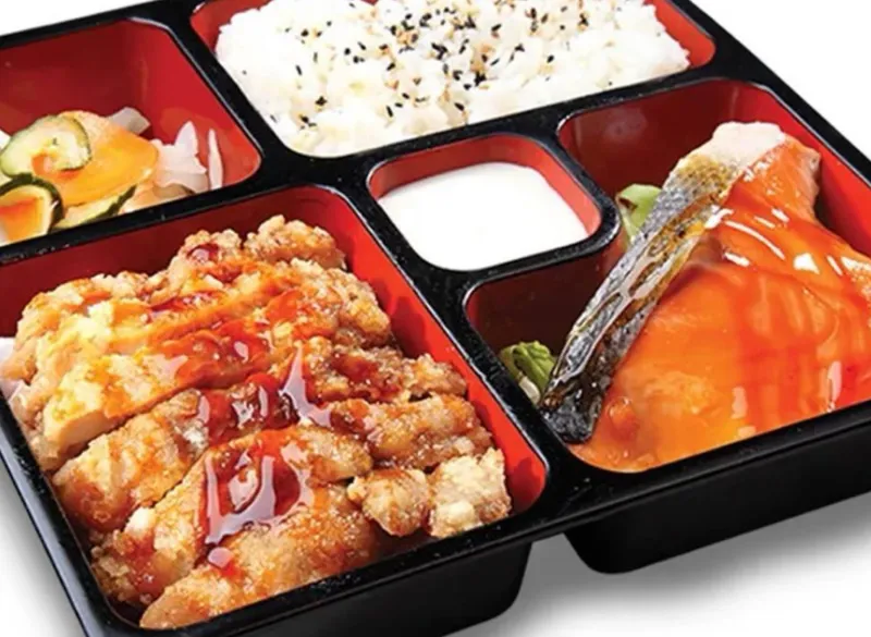 Korean Teriyaki Chicken Bento & Tea