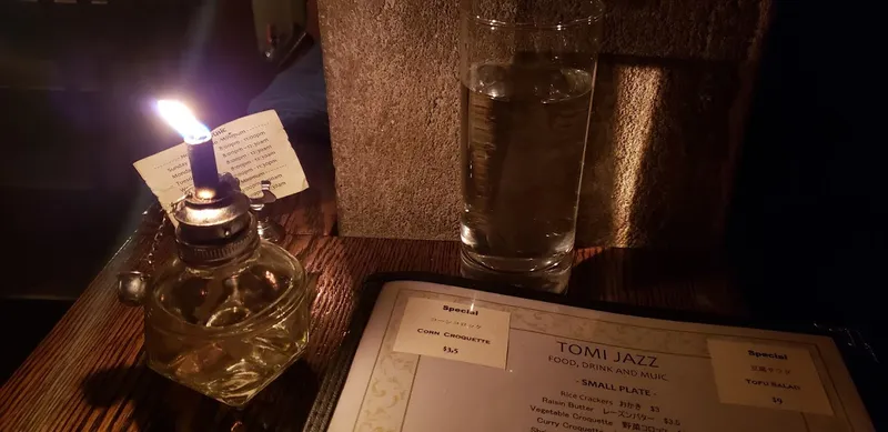 menu of Tomi Jazz