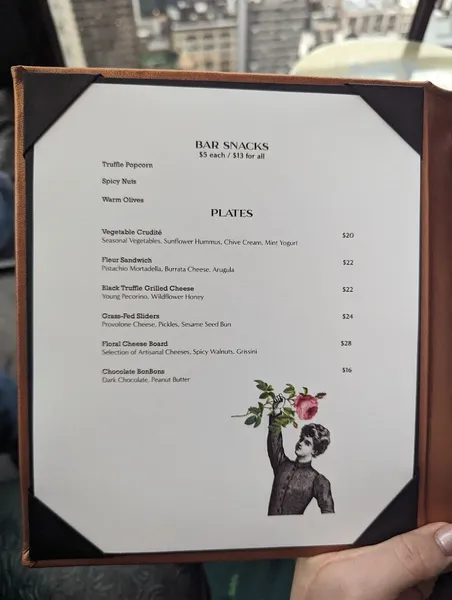 menu of The Fleur Room