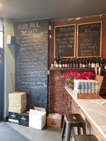 menu of Hops Hill