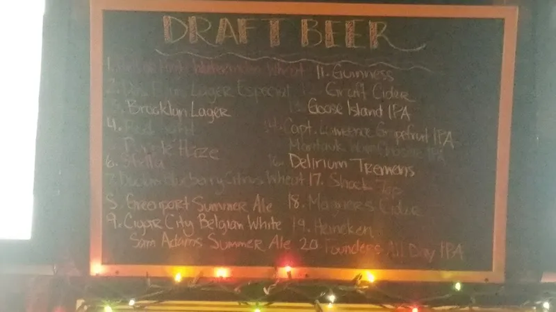 menu of Tap House