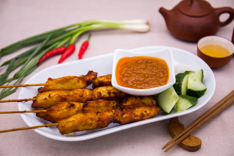 Chicken Satay Chopstix