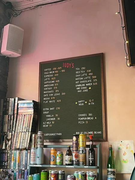 menu of Judy's