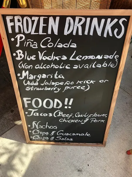 menu of Mad Tropical