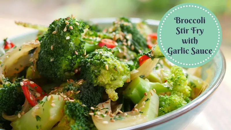 Broccoli with Garlic Sauce Wing Cheong