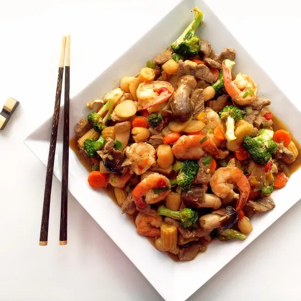 Kung Pao Shrimp Great Wall