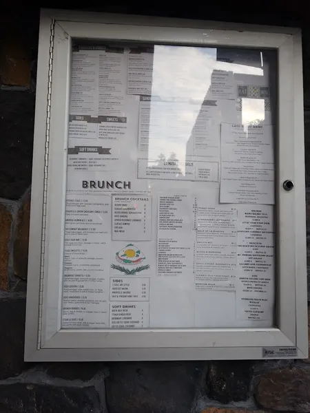 menu of Cornerstone Tavern