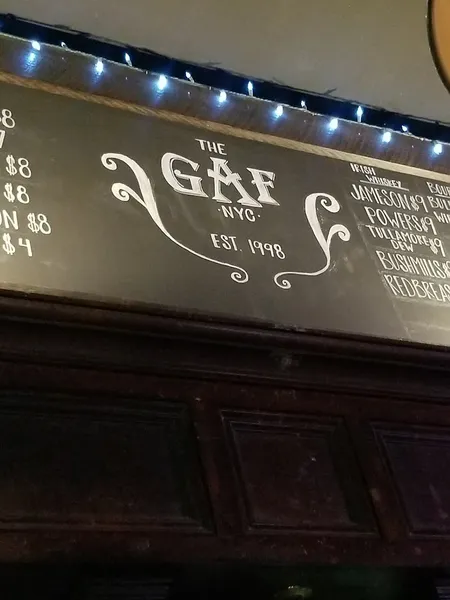 menu of The Gaf West