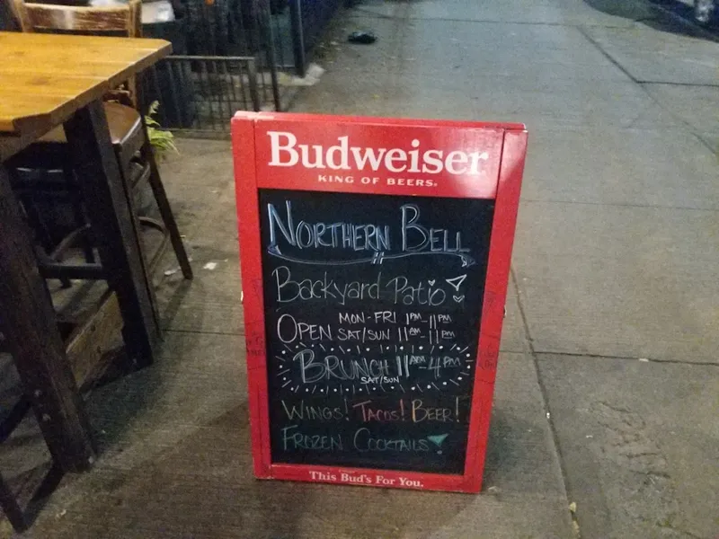 menu of Northern Bell