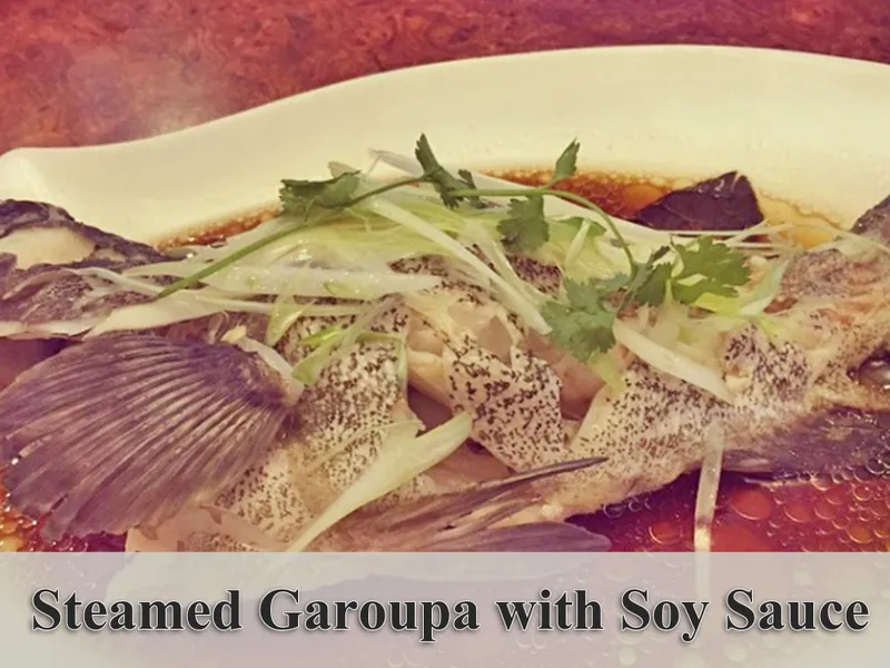 Steamed Garoupa with Soy Sauce China Royal