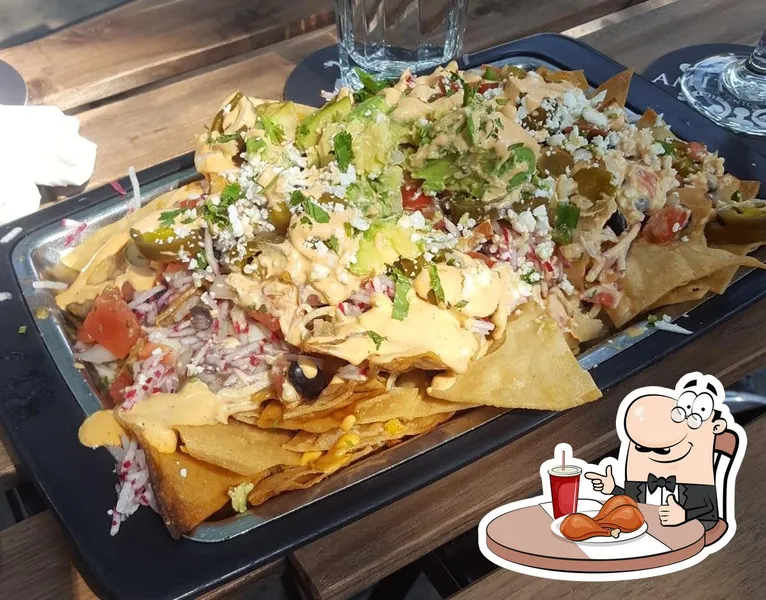 Chicken Nachos Amity Hall Uptown