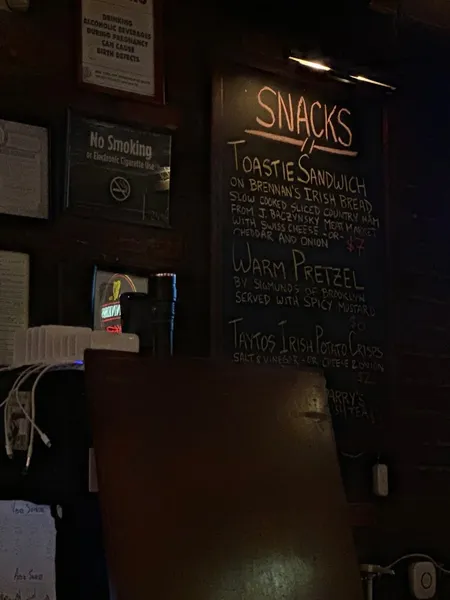 menu of 11th St. Bar