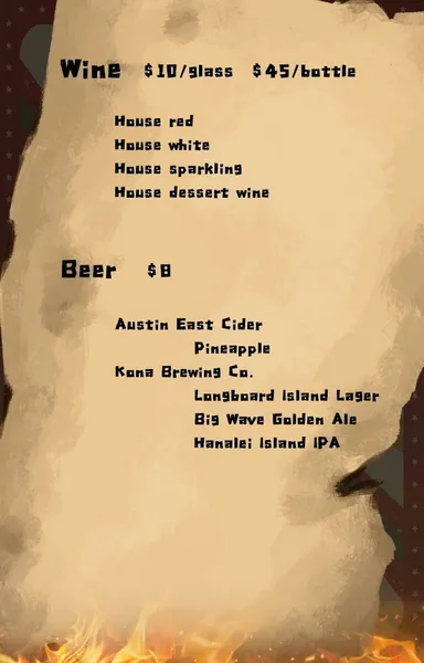 menu of The Compass