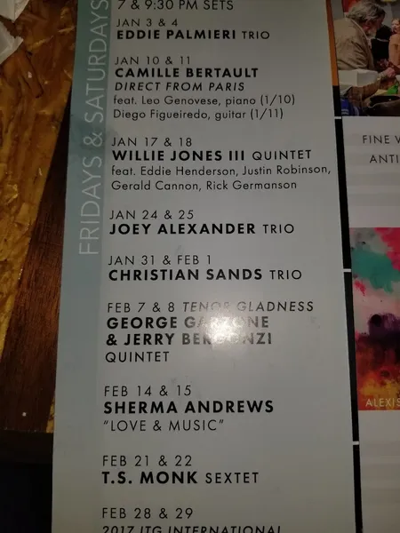 menu of Jazz Forum