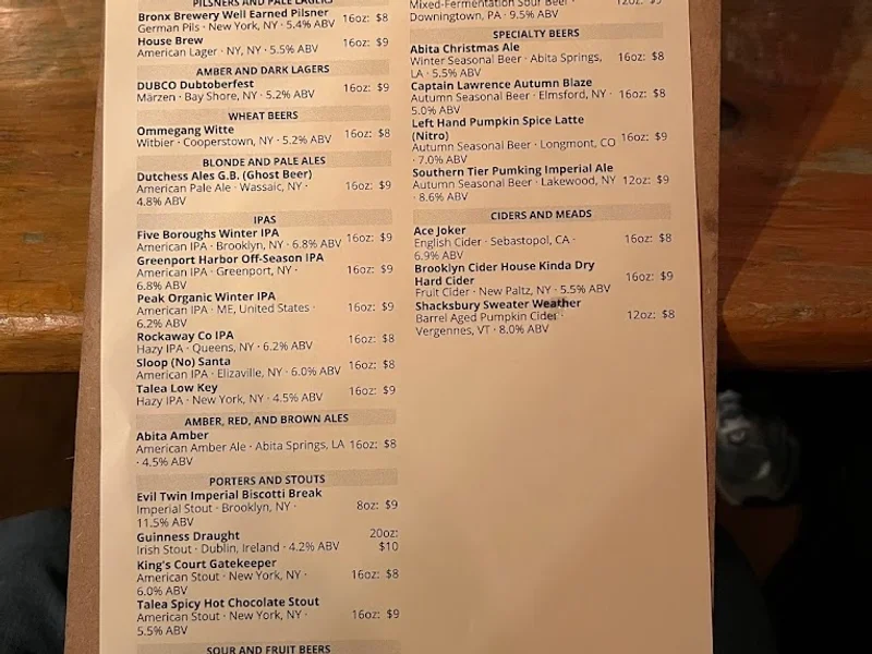 Draught 55 - Reviews & Menu - New York City