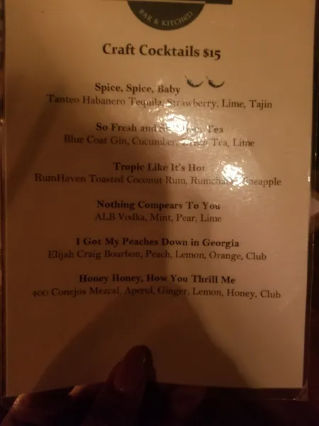 menu of Draught 55