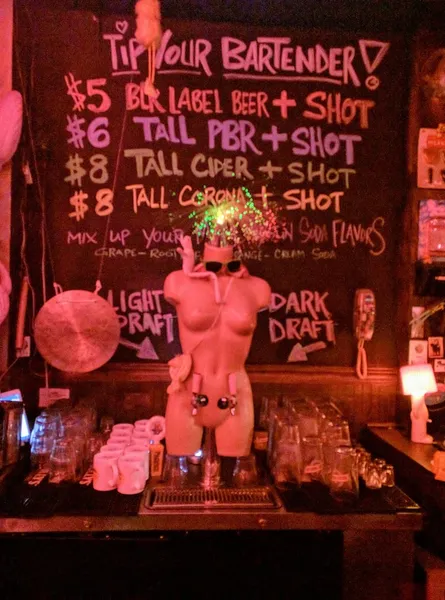 menu of Boobie Trap