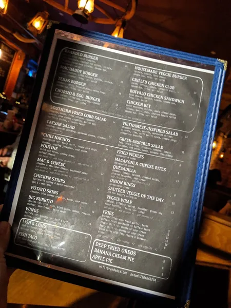 menu of Branded Saloon