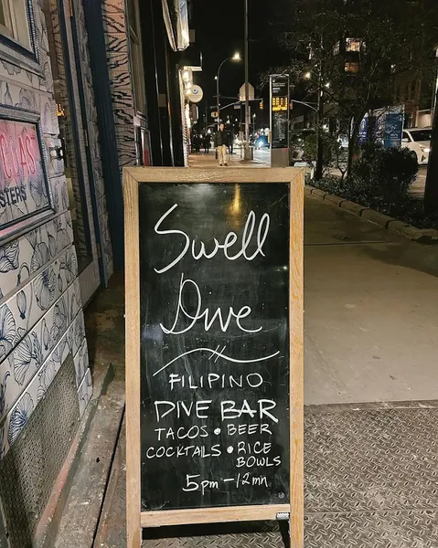 menu of Swell Dive