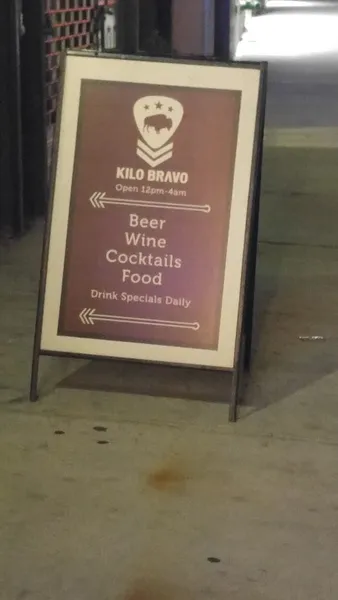 menu of Kilo Bravo