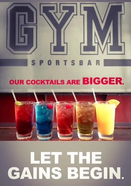 menu of Gym Sportsbar